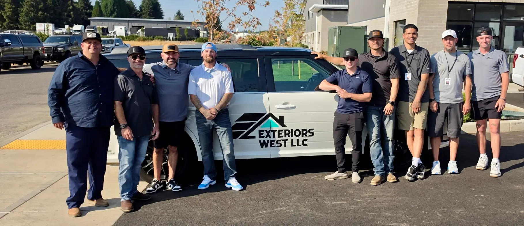 The Exteriors West exterior specialists and installation team